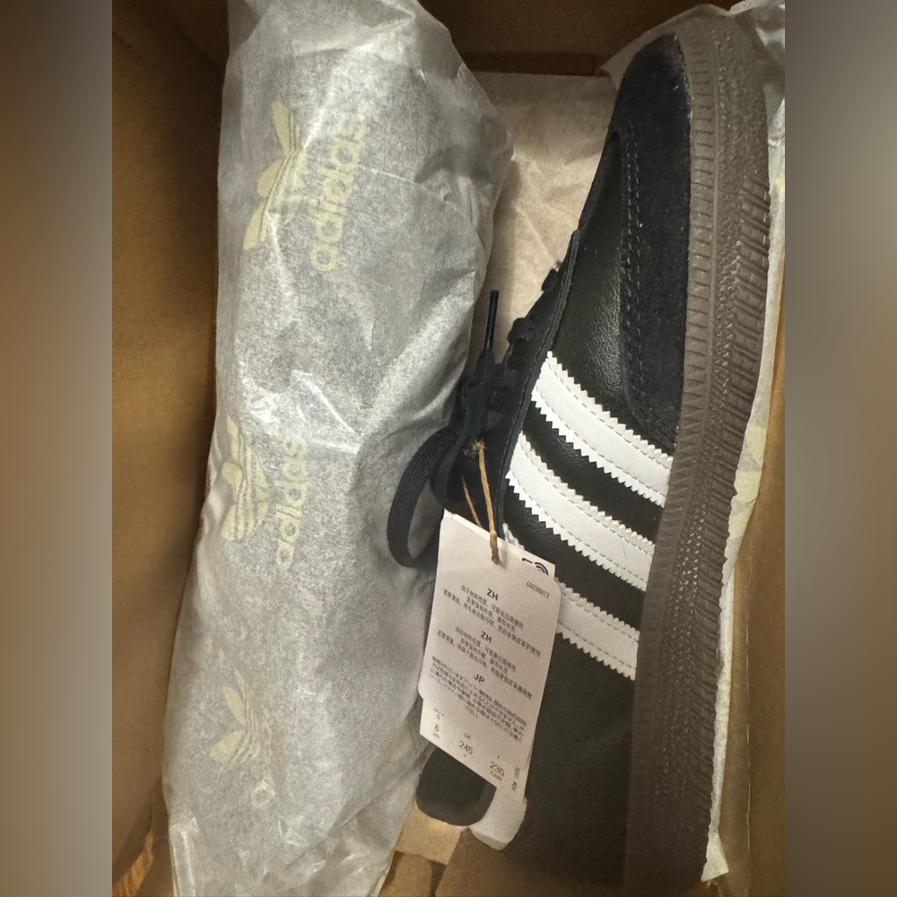 adidas Black and White Women's Sneakers - Picture 2 of 4